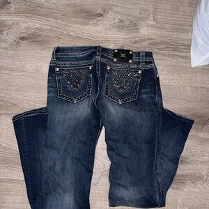 Miss Me Dark Indigo Boot Cut Jeans